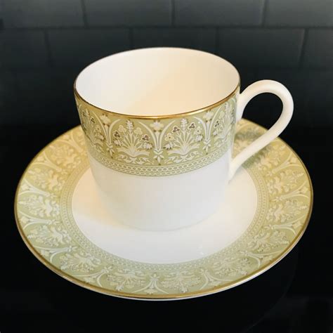 elegant tea cups and saucers.